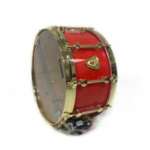 Maple Red snare 14″x7