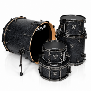Birdseye Black Drumset (MANTOVANI CUSTOM)