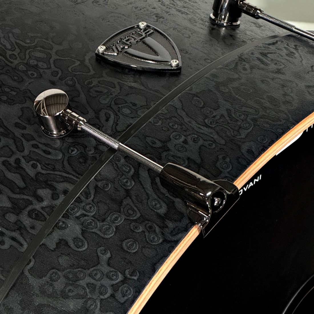 Birdseye Black Drumset (MANTOVANI CUSTOM) – Image 4